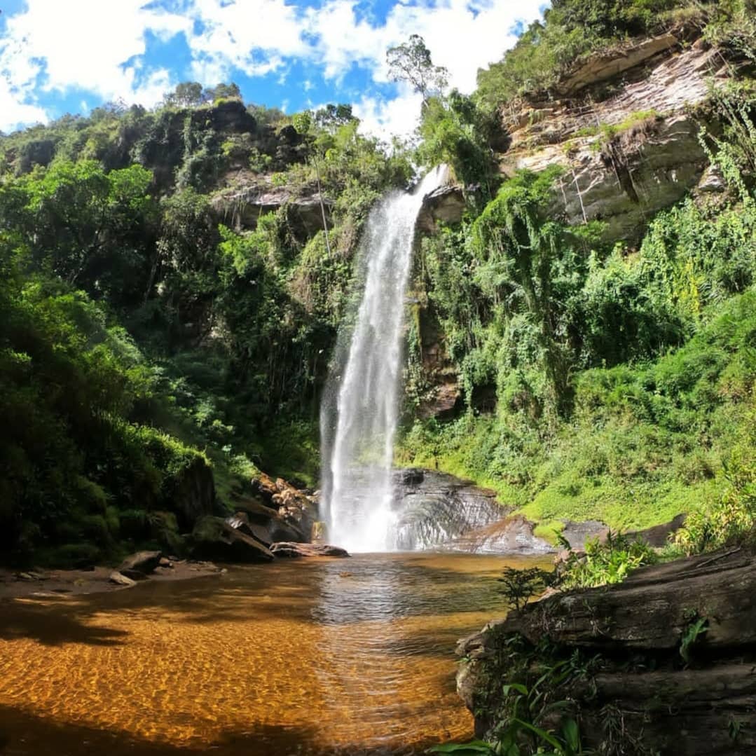 Cachoeiras em Juiz de Fora e região: Cachoeira do Arco Íris (Foto: Reprodução @cachoeira_do_arco_iris_mg)